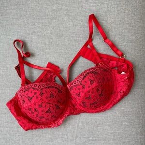 Red Lacey Bra
